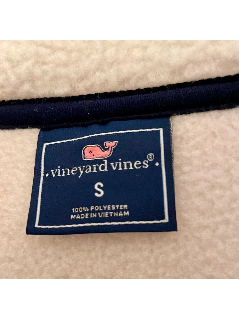 Vineyard Vines Outerwear Sherpa Half-Zip Men’s (Unisex) Pullover Jacket,… - Picture 3 of 9